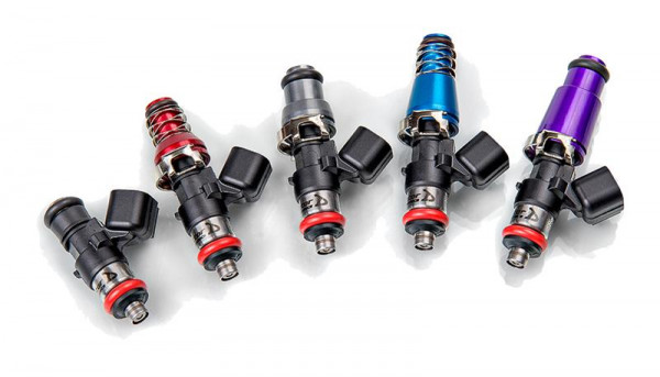 Injector Dynamics 1700cc Injectors - 60mm Length - 11mm Blue Top - Denso Lower Cushion (Set of 6)