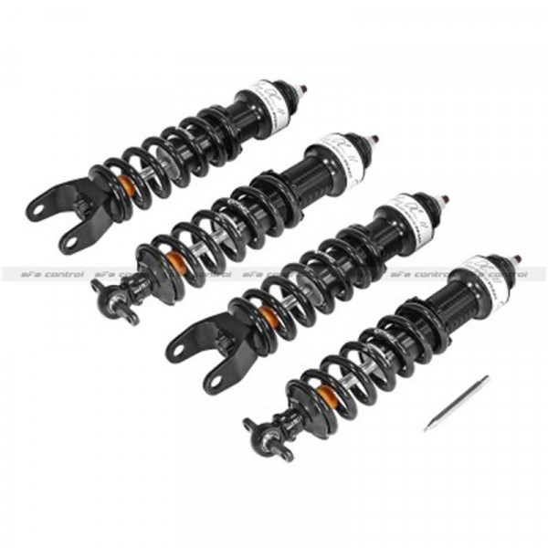 aFe Control Johnny O'Connell Black Series Single Adjustable Coilover System; Chevy Corvette (C5/C6)