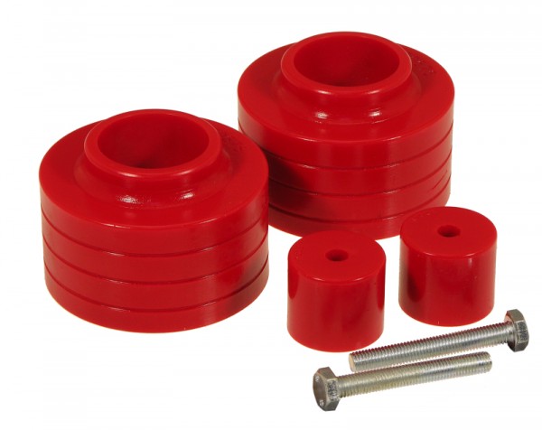 Prothane Jeep TJ 1.5-2in Lift Coil Spring Isolator - Red