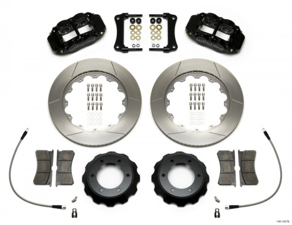 Wilwood Narrow Superlite 6R Front Kit 14in Slotted Rotor w/ Lines 05-15 Toyota Tacoma