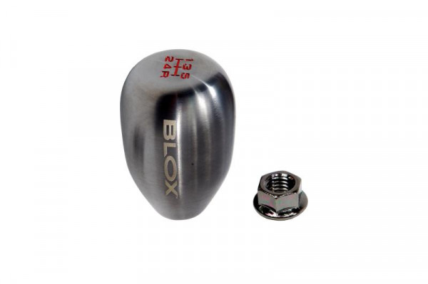 BLOX Racing 6-Speed Billet Shift Knob - Gun Metal 10x1.25mm