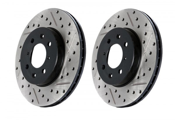 StopTech SportStop 6/02-08 Nissan 350Z / 8/02-04 Infiniti G35 Slotted & Drilled Rear Right Rotor