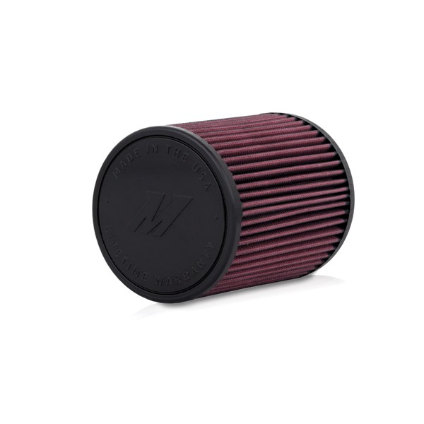 Mishimoto Performance Air Filter, 2.75" Inlet, 7" Filter Length, Red