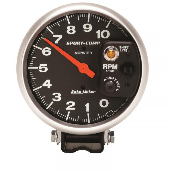 Autometer Sport-Comp 3-3/8in. 0-225KM/H (GPS) Speedometer Gauge
