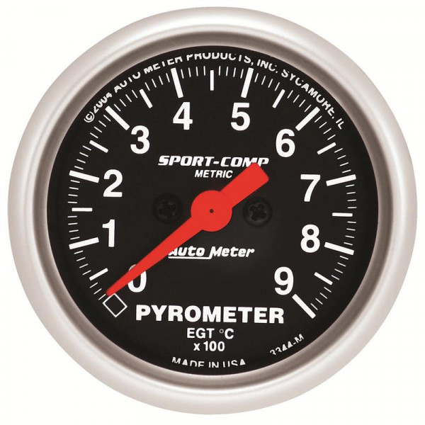 Autometer Sport-Comp 52.4mm 0-900 Deg C Electronic Pyrometer Gauge