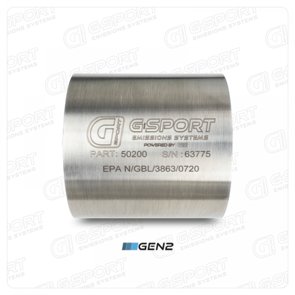 GESI G-Sport 400 CPSI GEN 2 EPA Approved 4in x 4in High Output Substrate Only