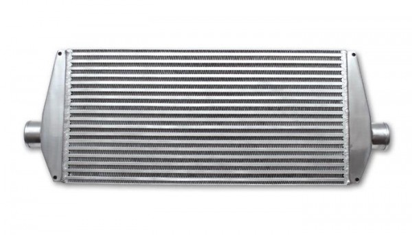Air-to-Air Intercooler with End Tanks; 33"W x 12"H x 3.5"Thick