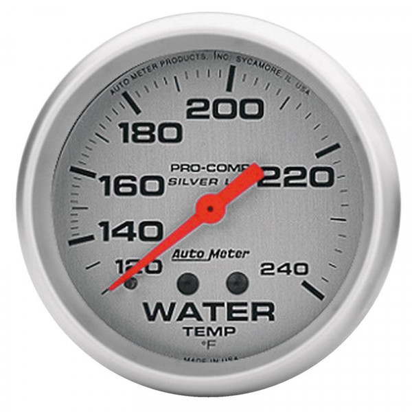 Autometer Ultra-Lite 2-5/8in 120-240 Deg F Liquid Filled Mechanical Water Temp Gage