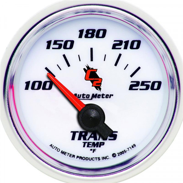 Autometer C2 52mm 100 - 250 Deg. F Electronic Trans Temp Gauge