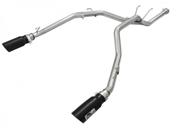 aFe MACHForce XP DPF-Back Exhaust 2.5in SS with Black Tips 2014 Dodge Ram 1500 V6 3.0L EcoDiesel