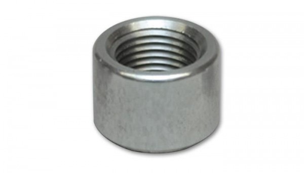Female -8AN Aluminum Weld Bung (3/4" - 16 Thread, 1" Flange OD)