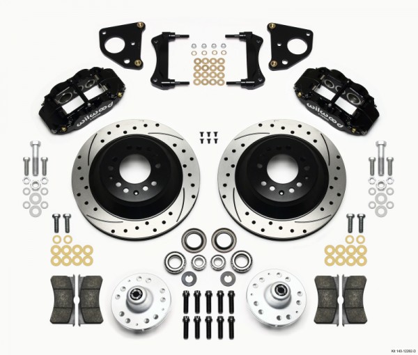 Wilwood Narrow Superlite 6R Front Hub & 1PC Rtr Kit 12.88in Dril 62-72 CDP B & E Body-Drum