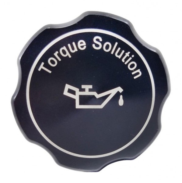 Torque Solution Billet Oil Cap 89+ Subaru - Black