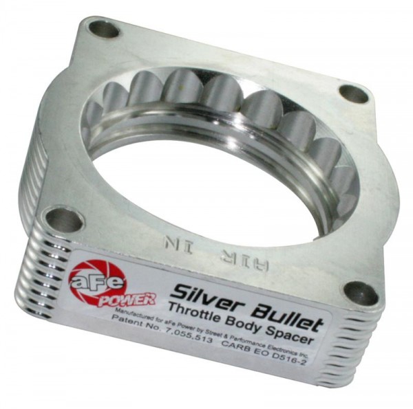 aFe Silver Bullet Throttle Body Spacers TBS GM Trucks & SUVs 99-07 V8-4.8/5.3/6.0L (GMT800)