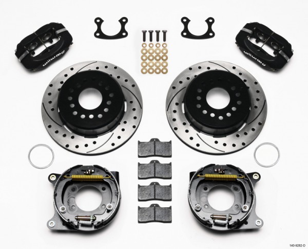 Wilwood Forged Dynalite P/S Park Brake Kit Drilled Small Ford 2.50in Offset