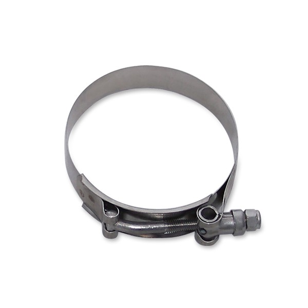 Stainless Steel T-Bolt Clamp, 2.60" - 2.91" (66MM - 74MM)