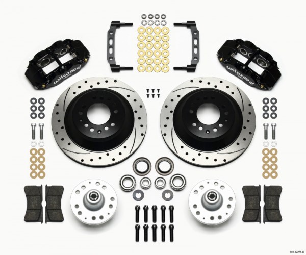 Wilwood Narrow Superlite 6R Front Hub & 1PC Rtr Kit 12.88in Dril 74-80 Pinto Disc Spindle only
