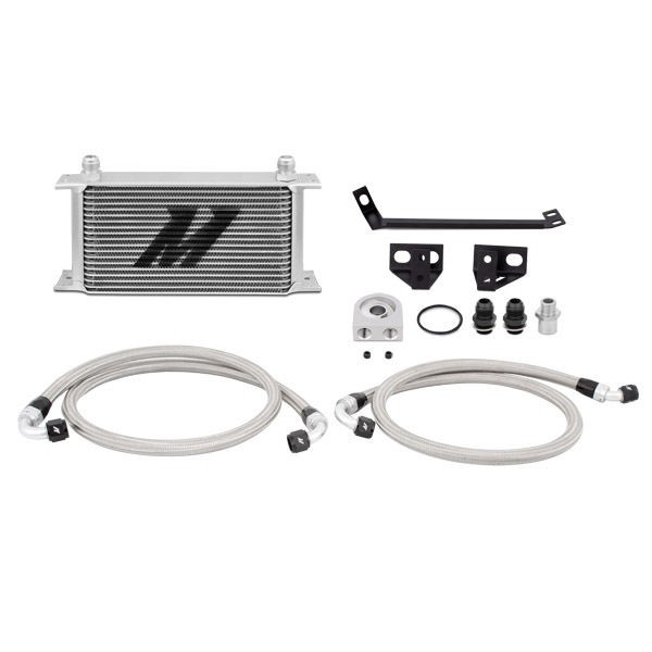 Ford Mustang EcoBoost Oil Cooler Kit, 2015+ Silver
