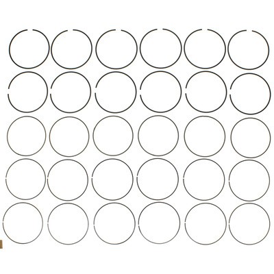 Mahle Rings Toyota 3.5L 2GRFE / 2GRSFE 2005 - 2011 GNS Top Compression Ring Plain Ring Set