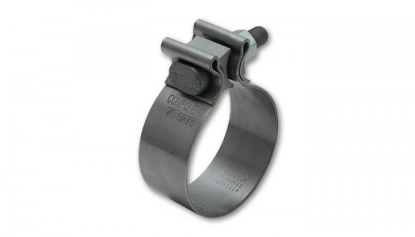 Stainless Steel Seal Clamp for 2.25" O.D. tubing (1.25" wide band)