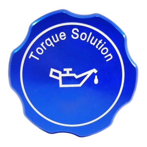 Torque Solution Billet Oil Cap 89+ Subaru - Blue