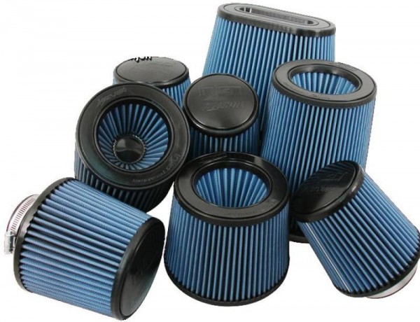 Injen High Performance Air Filter - 3.50 Black Filter 6 3/4 Base / 5 Tall / 5 Top