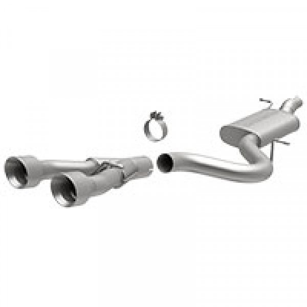MagnaFlow 12-13 VW Golf L4 2.0L Turbocharged Dual Center Rear Exit Stainless Cat Back Perf Exhaust