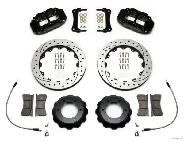 Wilwood Narrow Superlite 6R Front Kit 12.88in Drilled Rotor w/ Lines 05-15 Toyota Tacoma