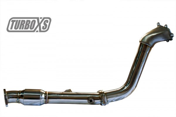 Turbo XS 02-07 WRX-STi / 04-08 Forester XT High Flow Catted Downpipe