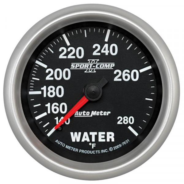 Autometer Sport-Comp II 2-5/8in 140-280 Deg Mechanical Water Temp Gauge