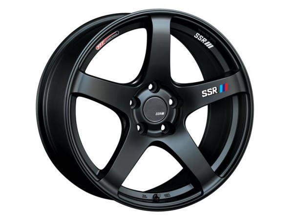 SSR GTV01 18x8.0 5x114.3 35mm Offset Flat Black Wheel RSX / Civic FD FA / SC300 SC400