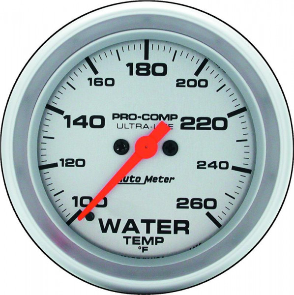Autometer Ultra-Lite 2-5/8in 100-260F Water Temp Gauge - Digital Stepper Motor