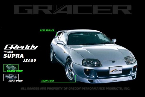 GReddy 93-97 Toyota Supra FRP Front Lip Spolier ** Must ask/call to order**