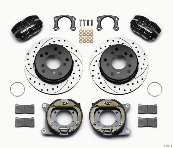 Wilwood Dynapro Lug Mount P/S Park Brake Kit Drilled Big Ford New 2.38in Off Bronco 5 x 5.50