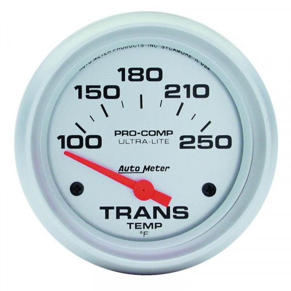 Autometer Ultra-Lite 2-5/8in 100-250 Deg Electric Transmission Temp Ultra Lite Gauge