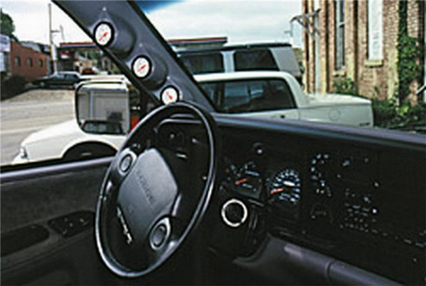 Autometer 94-97 Dodge Ram Triple Pillar - Black