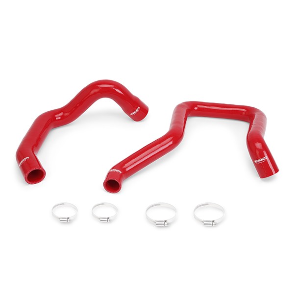 Jeep Cherokee XJ 4.0L Silicone Coolant Hose Kit, 1987-1990, Red