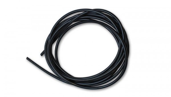 1/4" (6mm) I.D. x 25ft Silicone Vacuum Hose Bulk Pack - Black