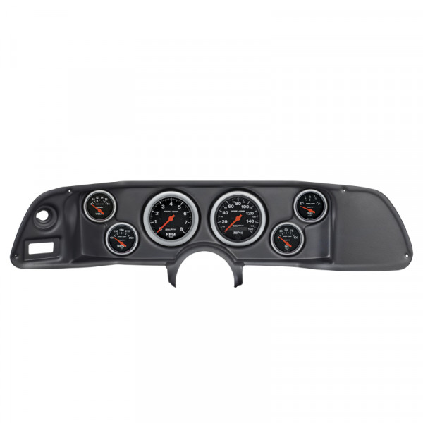 Autometer Sport-Comp 70-78 Camaro Dash Kit 6pc Tach / MPH / Fuel / Oil / WTMP / Volt