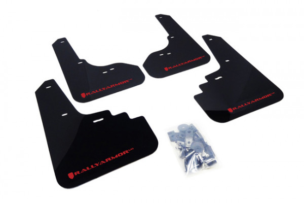 Rally Armor 2005-2009 Legacy GT and Outback UR Black Mud Flap w/ Red Logo