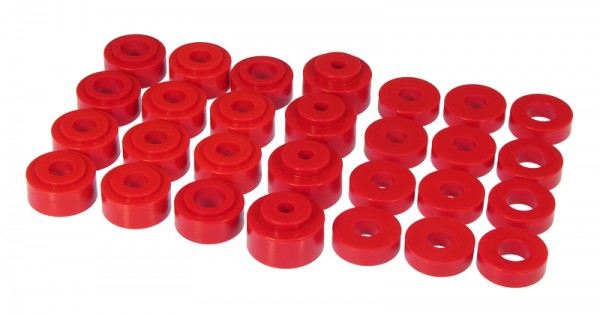 Prothane 68-72 GM Mid-Size Convert Body Mount - Red