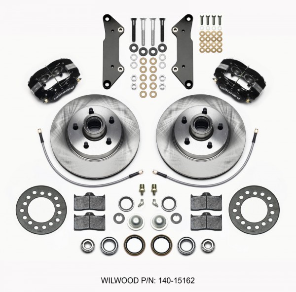Wilwood Forged Dynalite-M Front Kit 11.88in 1 PC Rotor&Hub Cadillac 1957-60