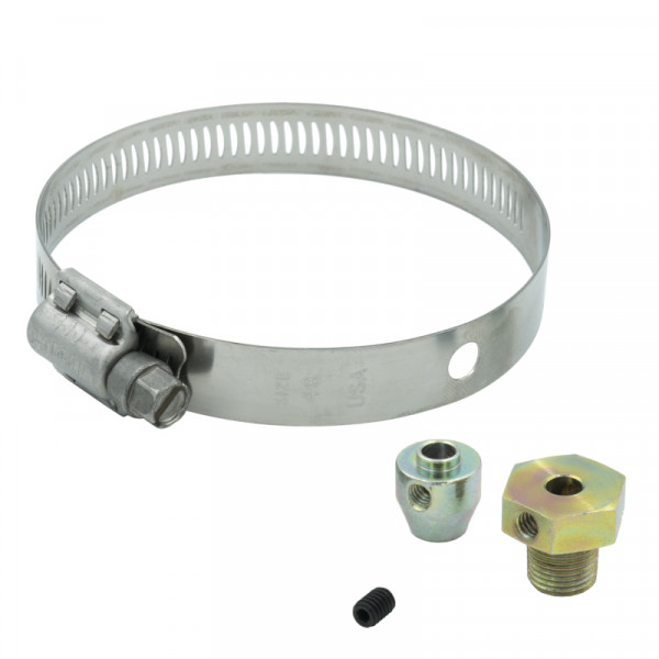 Autometer Thermocouple Fitting Kit 1/8in NPT Male w/ Set Screw and Band Clamp