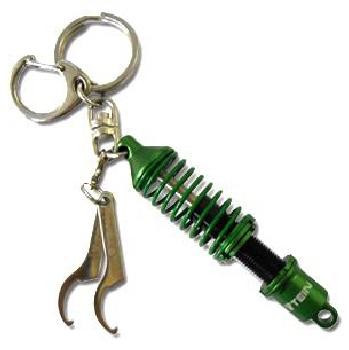 Tein Damper Keychain - Green/Black