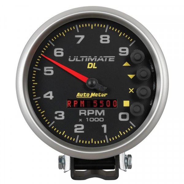 Autometer 5 inch Ultimate DL Playback Tachometer 9000 RPM - Black