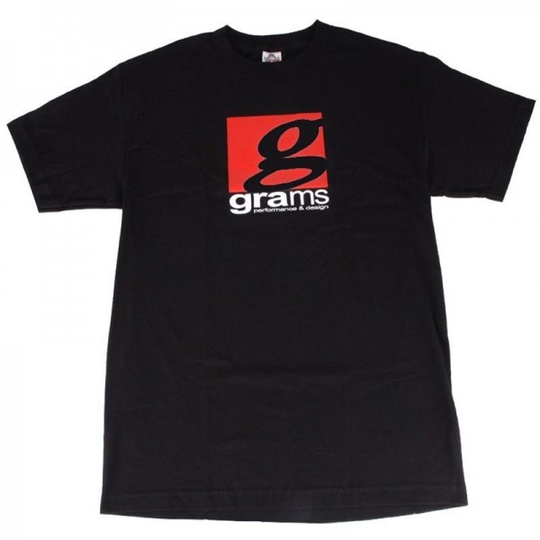 Skunk2 Grams Performance and Design Logo Black T-Shirt - L