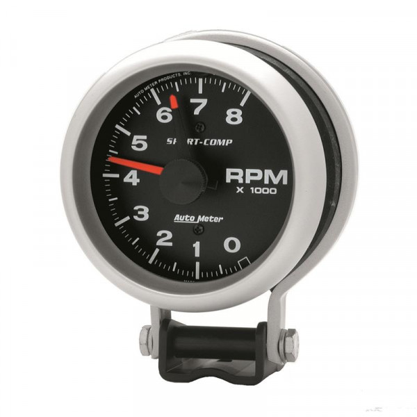 Autometer Standard 3-3/4in 8,000 RPM Pedestal Mount Tachometer