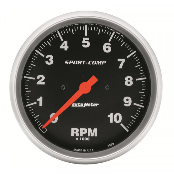 Autometer Sport-Comp 5in 10000 RPM Electronic In Dash Tachometer