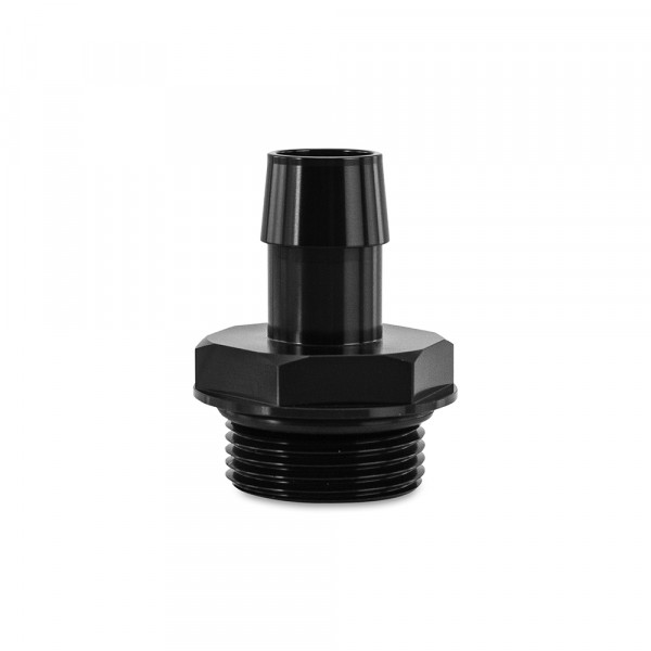 Mishimoto -16ORB to 3/4in. Hose Barb Aluminum Fitting - Black