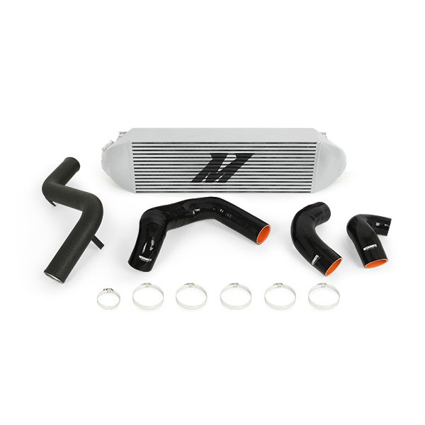 Ford Focus ST Intercooler Kit, 2013+, Silver Cooler, Black Pipes